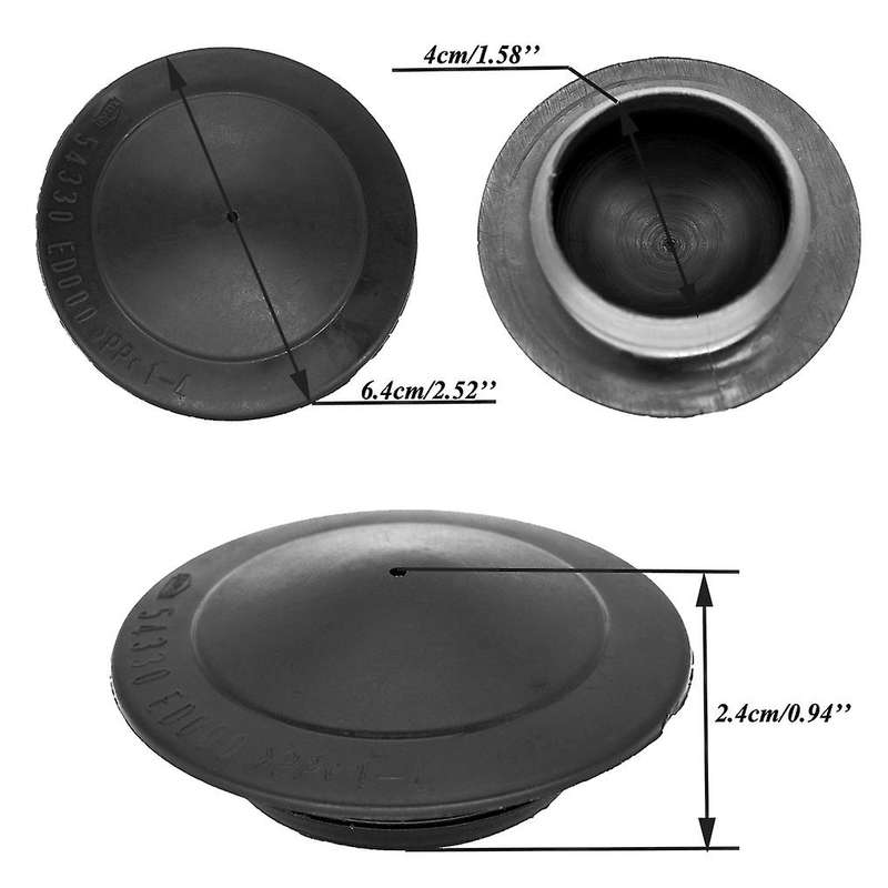 2Pcs Front Suspension Cap Mount Top Cover Waterproof 54330ED000 C11 for Tiida Latio Trazo