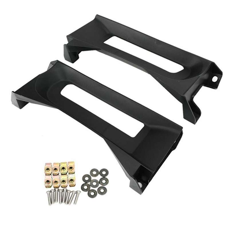 2pcs Front Tow Hook Bezel Block Trailer Hitch Cover 68196982aa for Ram 1500 2013-2018 Tow Hook Cover