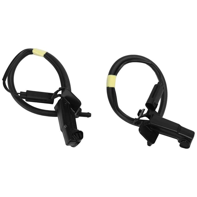 2Pcs Front Windshield Washer Nozzle Sprayer Jet LR083282 for IV L405 / 5 L462 W/ Heated