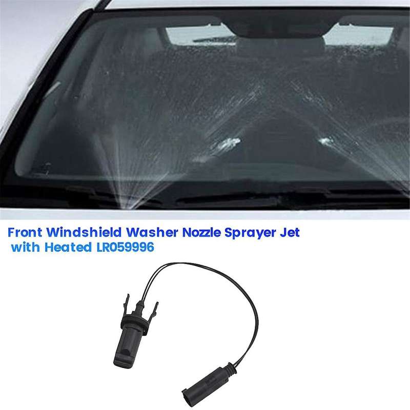 2Pcs Front Windshield Washer Nozzle Sprayer Jet with Heated LR059996 for Sport 2015-2021