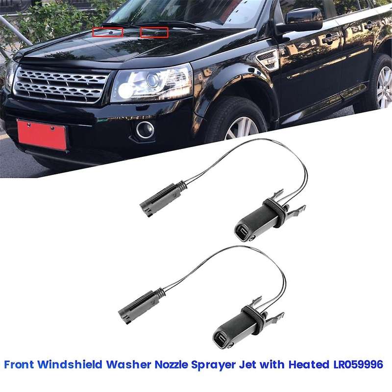 2Pcs Front Windshield Washer Nozzle Sprayer Jet with Heated LR059996 for Sport 2015-2021