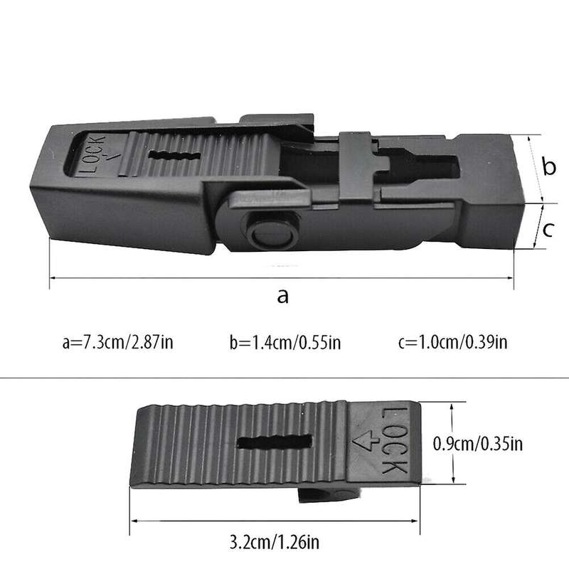 2pcs Front Wiper Blade Arm Retaining Lock Clip for Land Rover Discovery Ii Range Rover L322 Dkw1000