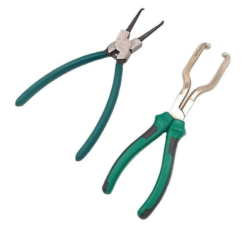 2Pcs Fuel Filter Caliper/Fuel Line Petrol Clip Pipe Pliers,Electrical Disconnect Pliers,Automotive H