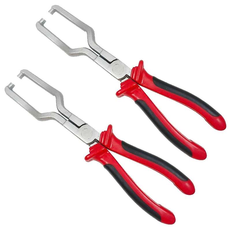 2Pcs Fuel Line Clip Removal Pliers Fuel Pipe Tools Fuel Line Pliers Hose Pinch Pliers Fuel Line Pli