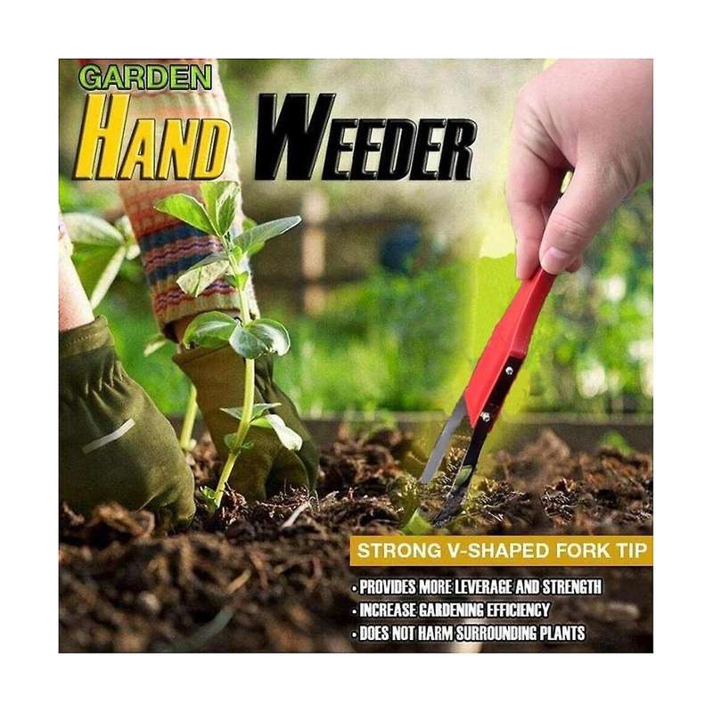 2PCS Garden Bandit Hand Loop Weeder Tool for Lawn Attachments Yard Vegetable Garden Portable Cleanin