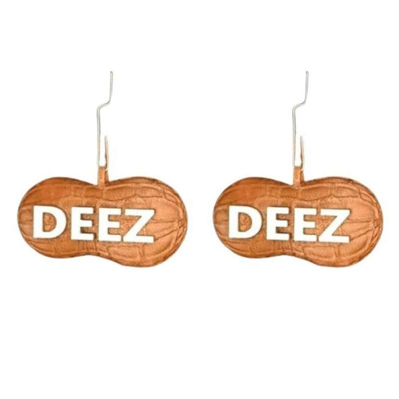 2pcs Funny Deez Ornament Christmas Peanuts Hanging Nut Xmas Tree Decor Gift