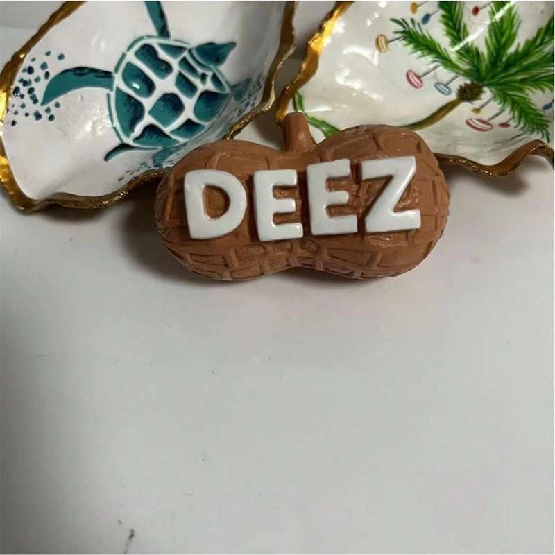 2pcs Funny Deez Ornament Christmas Peanuts Hanging Nut Xmas Tree Decor Gift