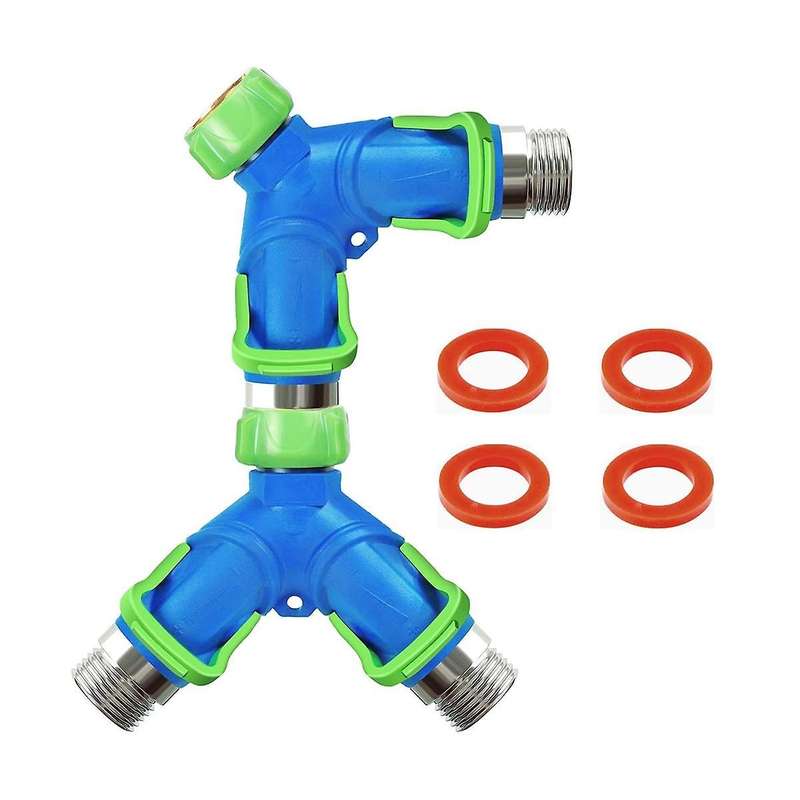 2pcs Garden Hose Splitter-water Hose Splitter 2 Way,hose Y Splitter Connector Faucet Outdoor Water