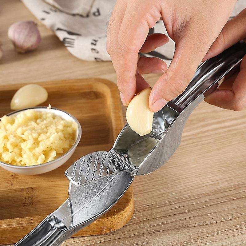 2Pcs Garlic Presses, Manual Garlic Press Artifact, Pounding Garlic, Peeling Garlic, Kitchen Tool