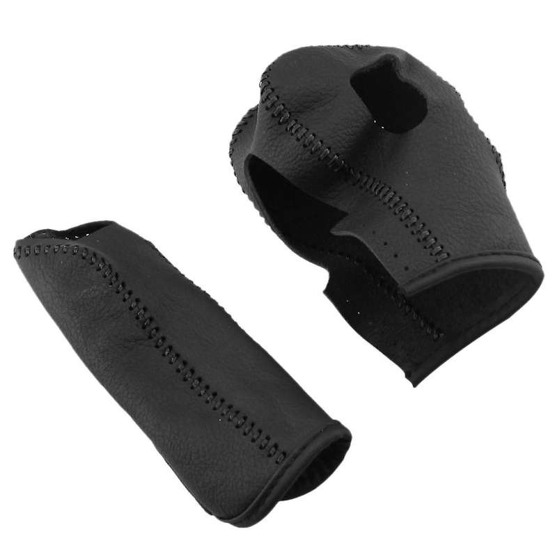 2PCS Gear Head Shift Knob Case Cover Handbrake Cover Compatible Compatibled