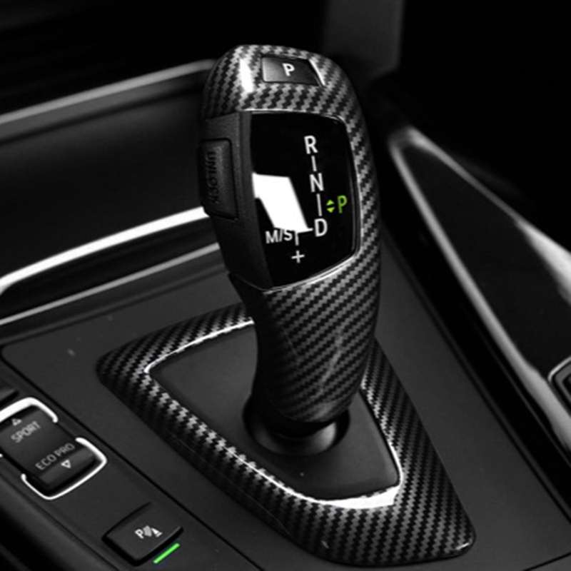 2Pcs Gear Shift Knob Protection Cap Cover Sticker Panel Trim Left for F20 F22 F30 F32 F36 F12 F13 X5