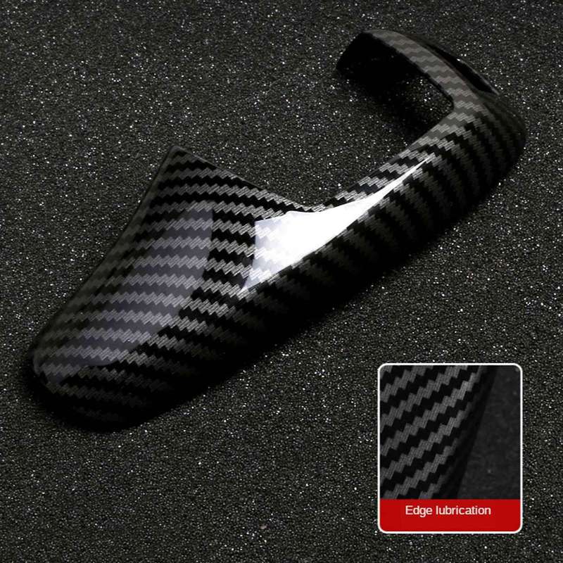2Pcs Gear Shift Knob Protection Cap Cover Sticker Panel Trim Left for F20 F22 F30 F32 F36 F12 F13 X5
