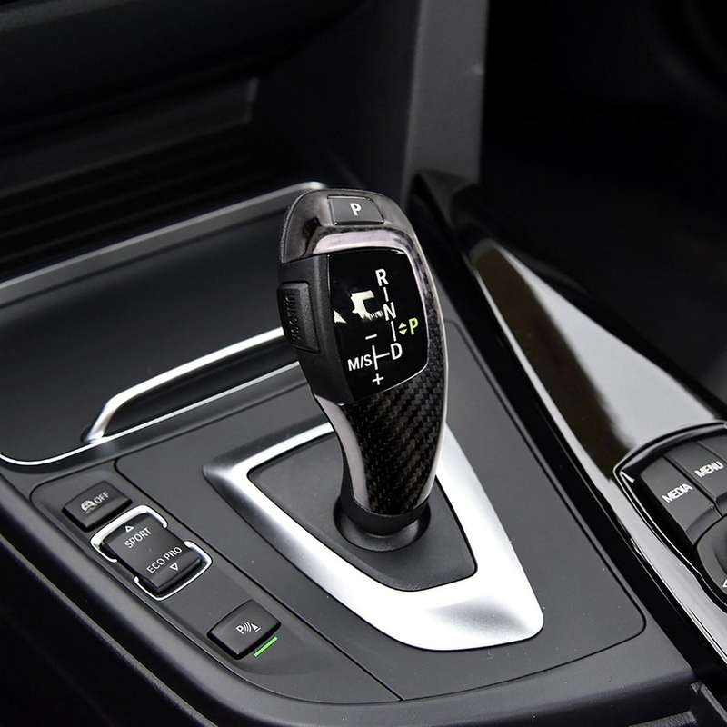 2Pcs Gear Shift Knob Protection Cap Cover Sticker Panel Trim Left for F20 F22 F30 F32 F36 F12 F13 X5
