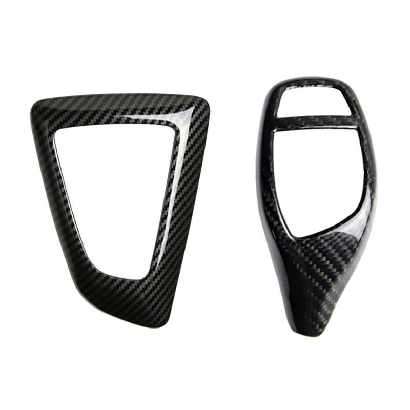 2Pcs Gear Shift Knob Protection Cap Cover Sticker Panel Trim Left for F20 F22 F30 F32 F36 F12 F13 X5