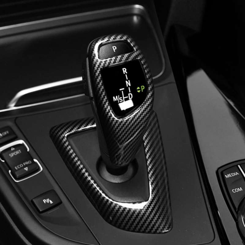 2Pcs Gear Shift Knob Protection Cap Cover Sticker Panel Trim Left for F20 F22 F30 F32 F36 F12 F13 X5