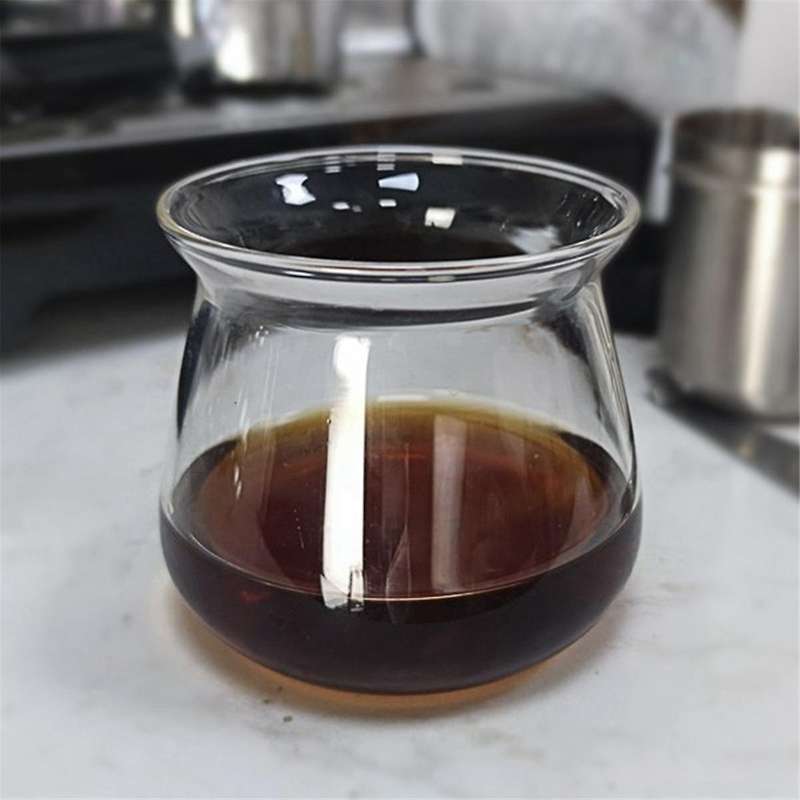 2PCS Glass Coffee Mugs High Temperature Borosilicate Glass Mug Coffee Cup 275ml Hand Brewed Coffee M