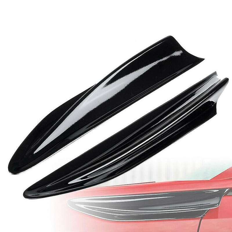 2Pcs Glossy Black Side Fin Vents for BRZ 86 GT86 FR-S