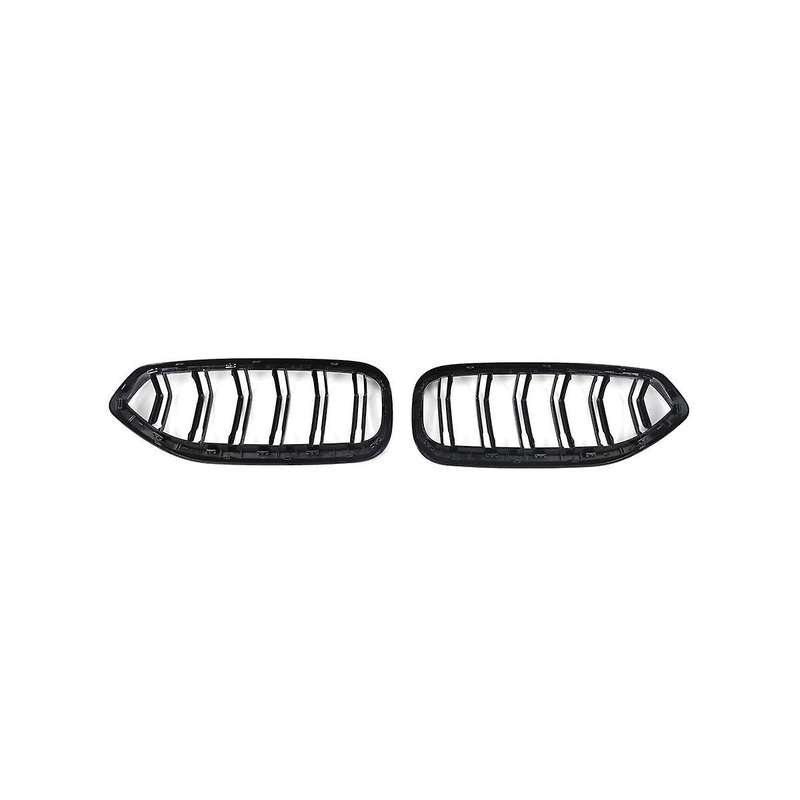 2pcs Glossy Black Car Front Grille Grill Frame Cover Trim for Z4 G29 2019-2022