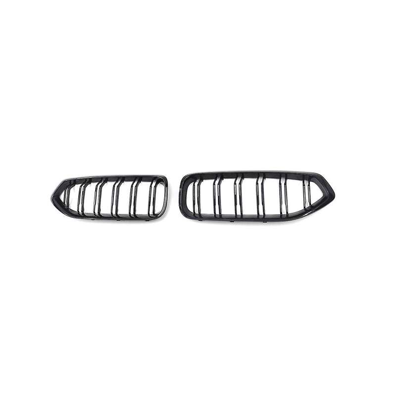 2pcs Glossy Black Car Front Grille Grill Frame Cover Trim for Z4 G29 2019-2022