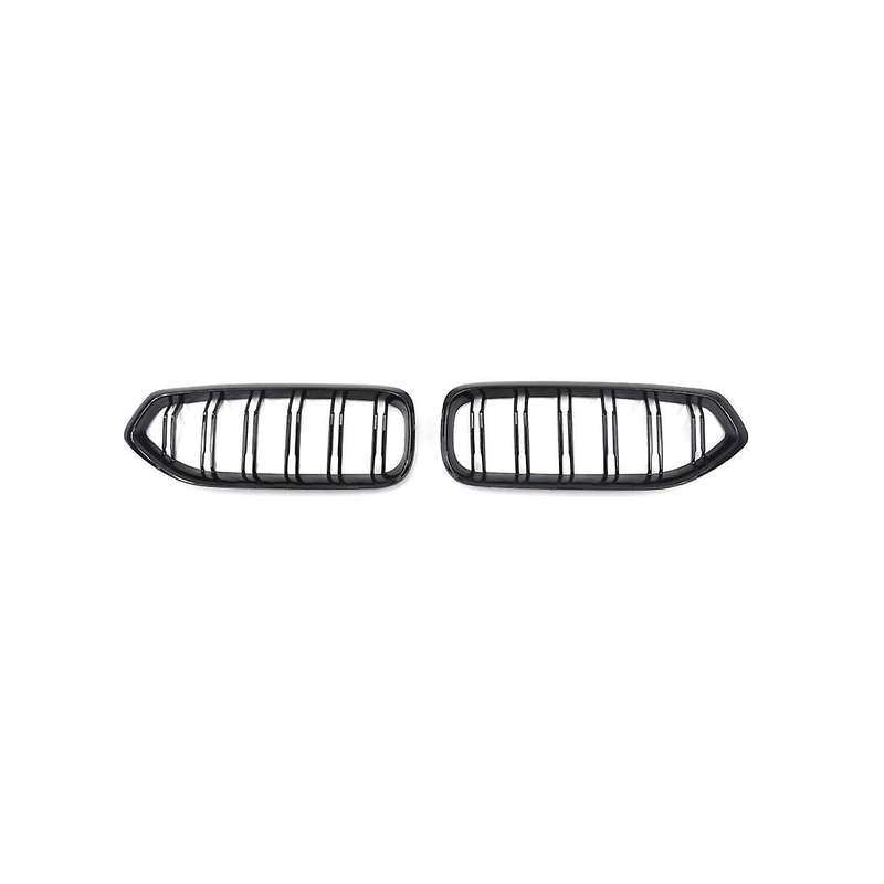 2pcs Glossy Black Car Front Grille Grill Frame Cover Trim for Z4 G29 2019-2022