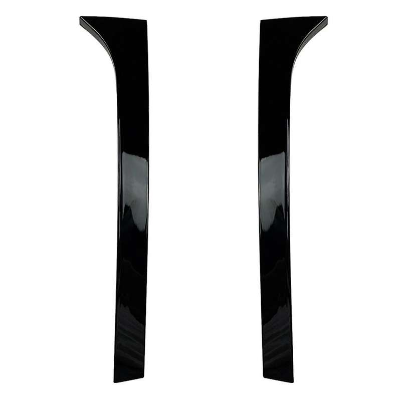2Pcs Gloss Black Rear Window Side Wing Roof Spoiler Splitter Stickers for Superb Estate B6 2008-2015