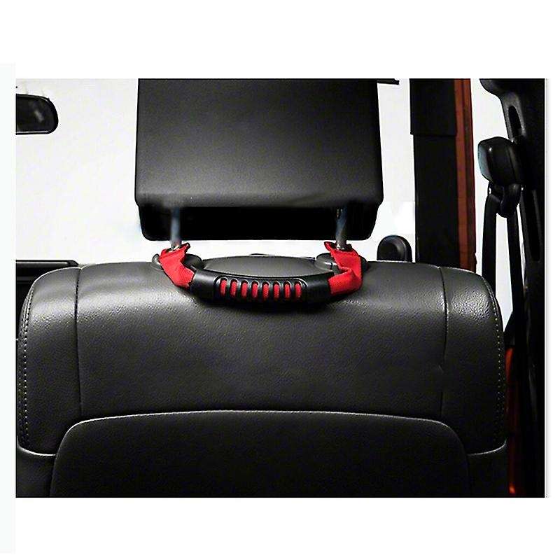 2Pcs Grab Handles Red Rear Seat Safety Grab Padded Roll Bars for JK TJ
