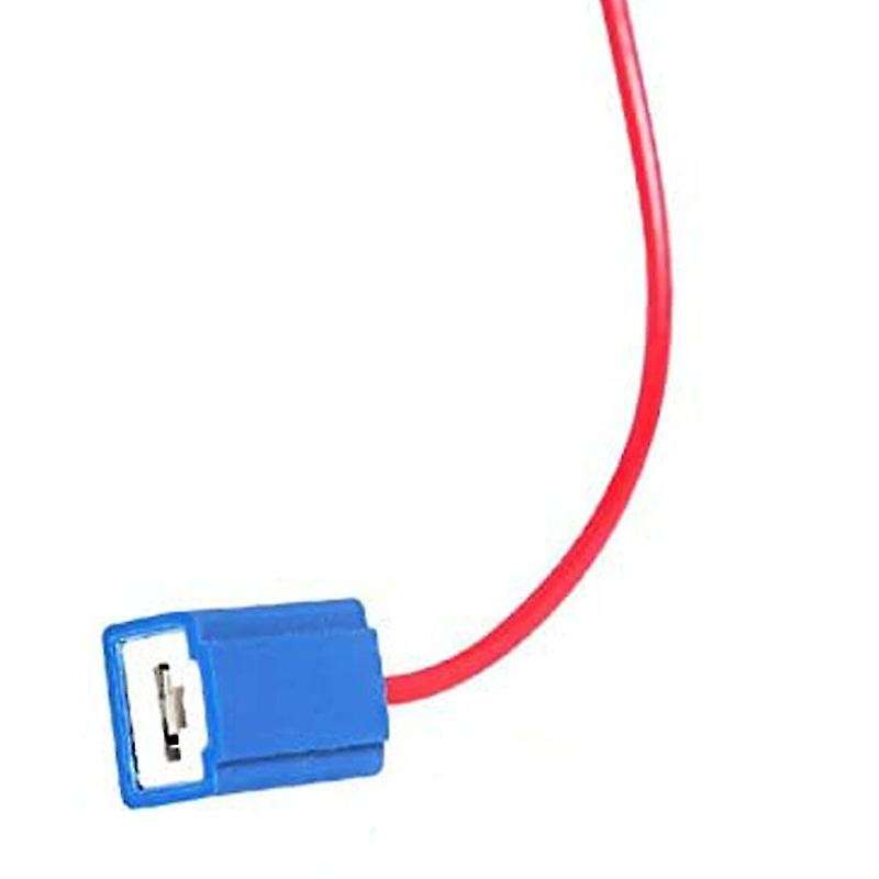 2Pcs H1/H3 Female Lamp Ceramic Plug Headlight Harness Wiring Wire Socket
