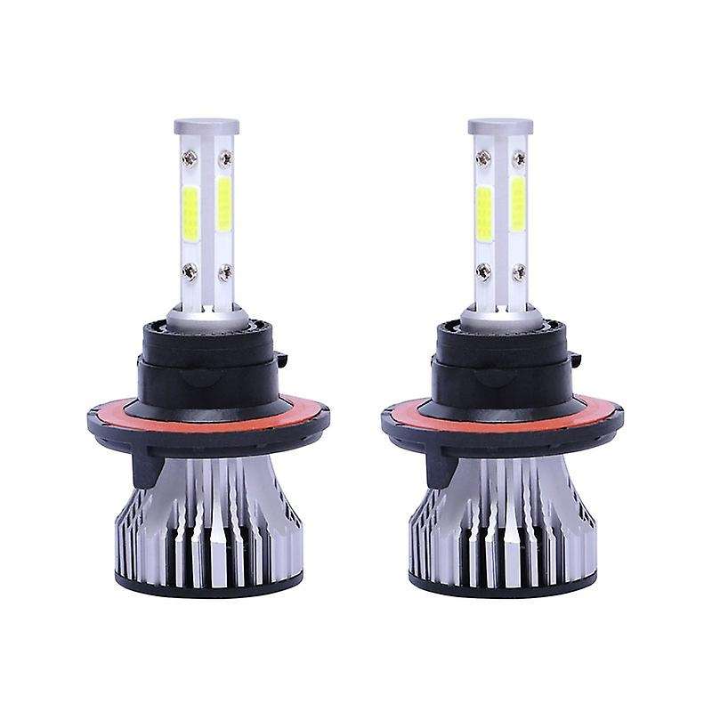 2Pcs H13 9008 LED Headlight Bulbs Conversion Kit Car Headlamp 20000LM 6500K 100W Cool White Hi/Lo Be