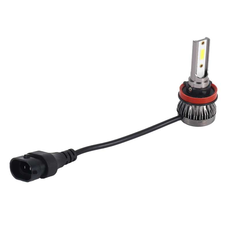 2Pcs H11/H8/H9 Mini1 Led Headlight 36W 6000Lm Cob Bulbs Kit Hi/Low Beam 6000K