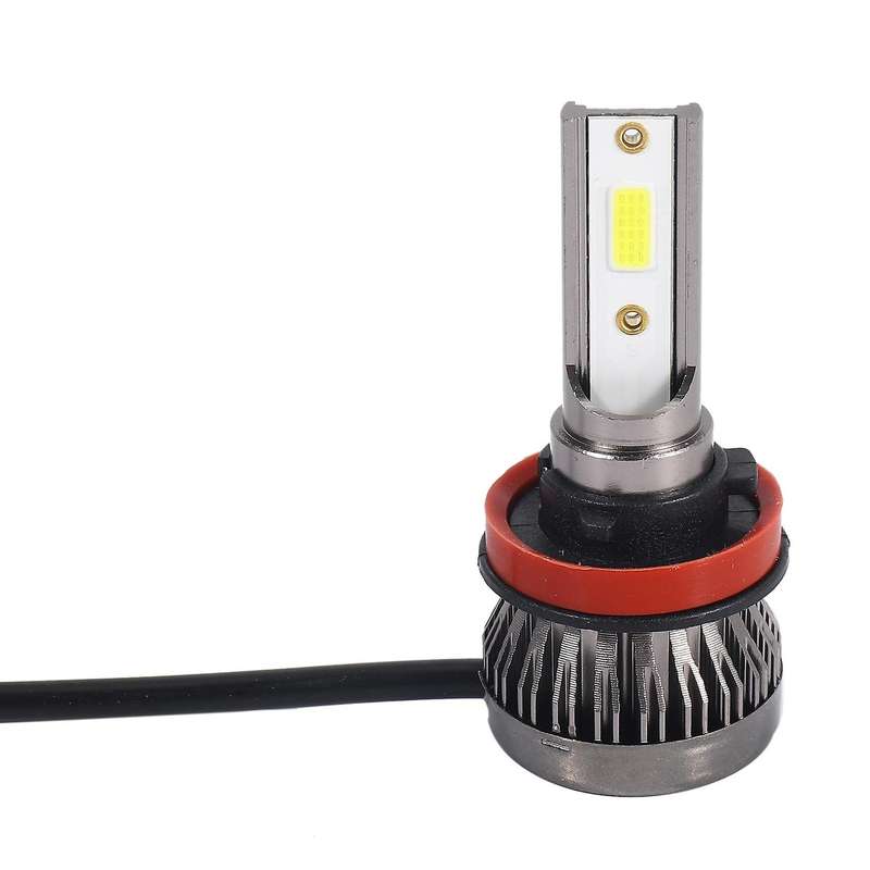 2Pcs H11/H8/H9 Mini1 Led Headlight 36W 6000Lm Cob Bulbs Kit Hi/Low Beam 6000K