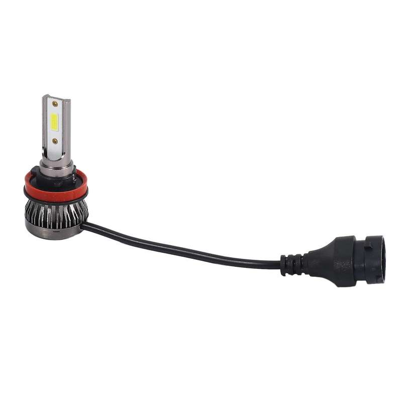 2Pcs H11/H8/H9 Mini1 Led Headlight 36W 6000Lm Cob Bulbs Kit Hi/Low Beam 6000K