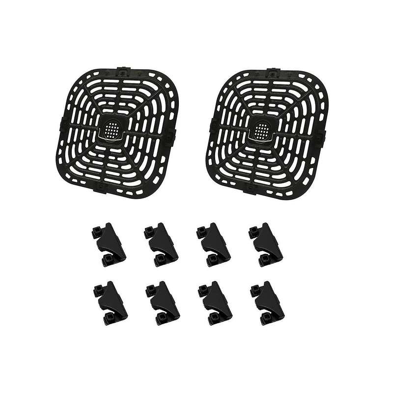 2pcs Grill Pans for Instants Vortex Plus 6qt Air Fryers with Silicon Warfare