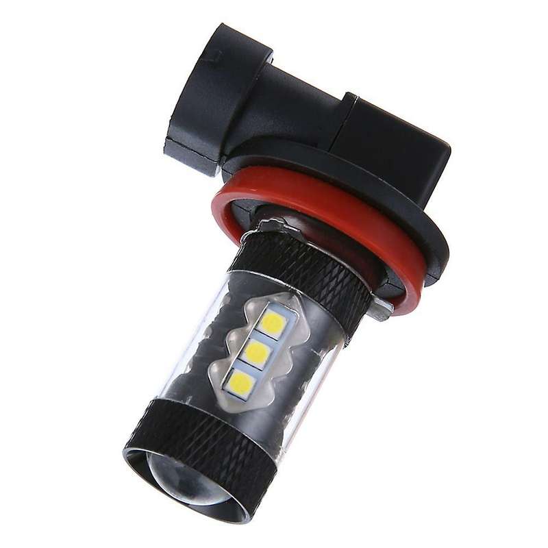 2Pcs H8 H11 Car Lighting High Power 3030 Super Bright Golden Yellow 16Led Fog Light Bulb