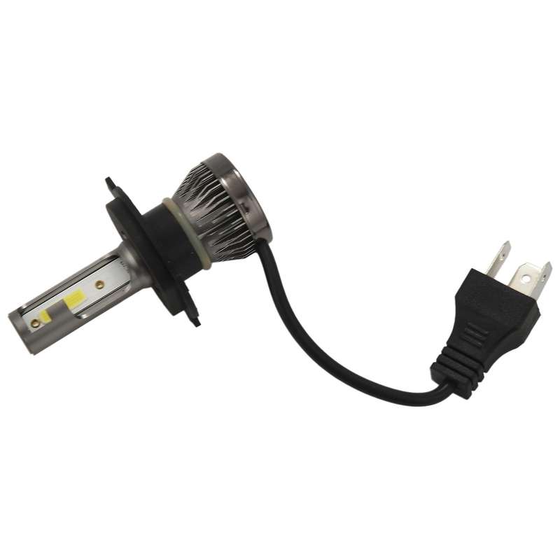 2Pcs H4/Hb2/9003 Mini1 Led Headlight 36W 6000Lm Cob Bulbs Kit Hi/Low Beam 6000K