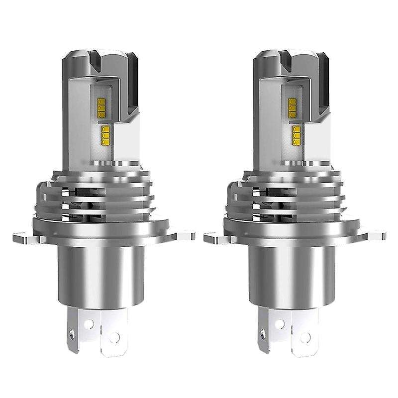 2PCS H4 LED Motorcycle Headlight 6000K High/Low Beam Light Motorcycle LED Headlight Bulb