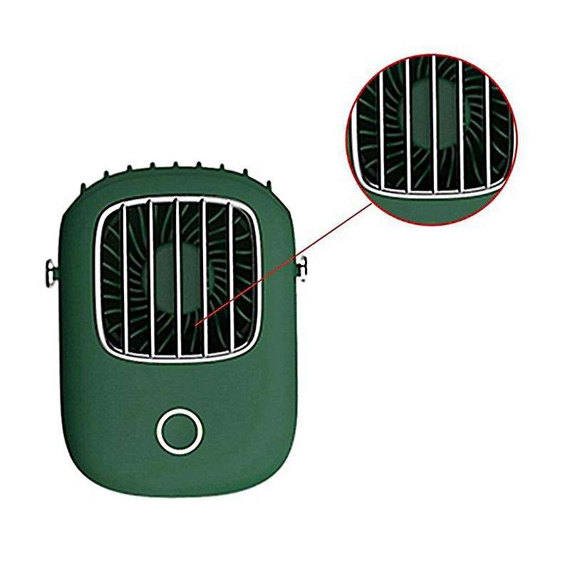 2PCS Hanging Neck Fan Portable Lazy Outdoor USB Lanyard Fan for Office, Dormitory, Outdoor