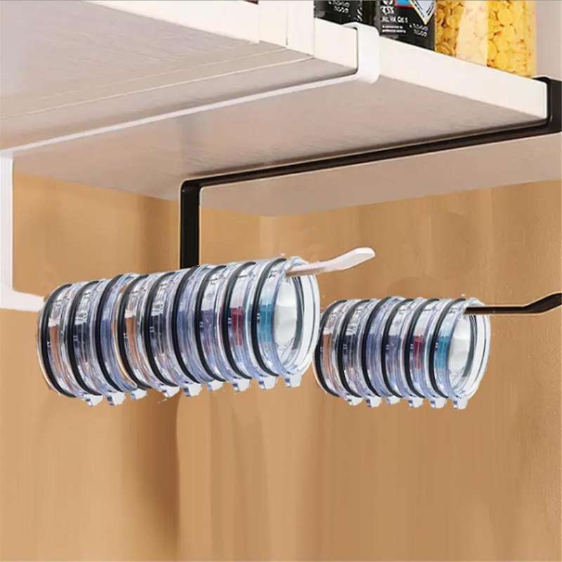 2pcs Hanging 10-Inch Glass Lid Storage Box, Space Saving, Suitable for Different Types of Glass Lids