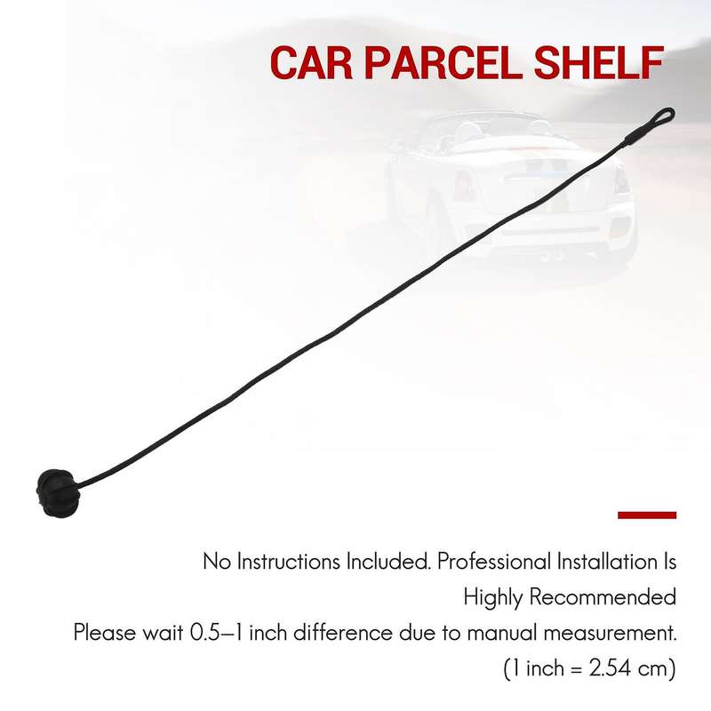 2Pcs Hatchback Parcel Shelves Trunk Lid Back Shelf String Holding Strap Rope Small Ball Compatible G