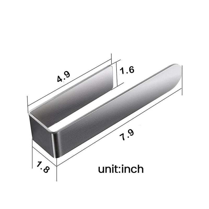 2pcs Hand Towel Holder, Self Adhesive Towel Bar Towel Holder for Kitchen Cabinet,stainless Steel 8