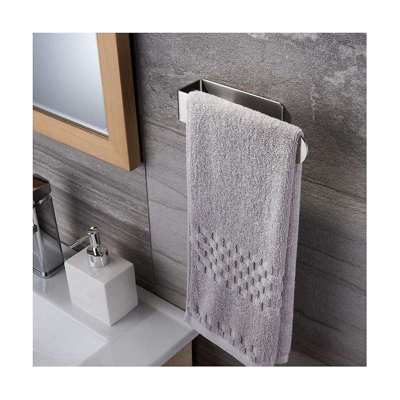 2pcs Hand Towel Holder, Self Adhesive Towel Bar Towel Holder for Kitchen Cabinet,stainless Steel 8