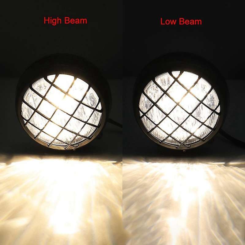 2Pcs Headlight for Banshee 1987-2006 Lens Bulb Lamp Grill Warrior Headlights Assembly Lens Lights G
