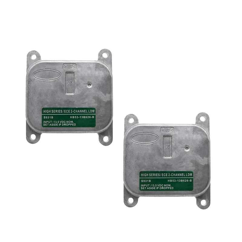 2pcs Hb53-13b626-b Headlight Unit Controller Module for Explorer 2017-2019 Car Light Drive