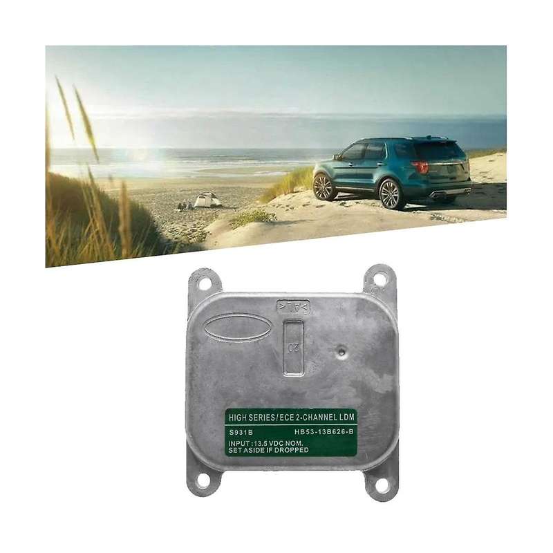 2pcs Hb53-13b626-b Headlight Unit Controller Module for Explorer 2017-2019 Car Light Drive