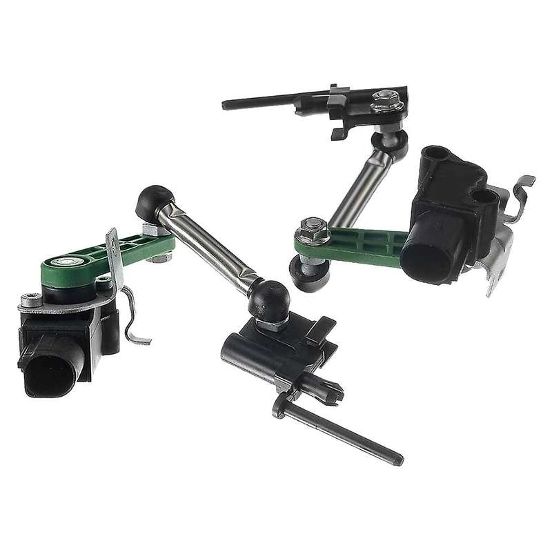 2Pcs Headlight Level Sensor Body Suspension Height Sensor for 7P0616213 7P0616214