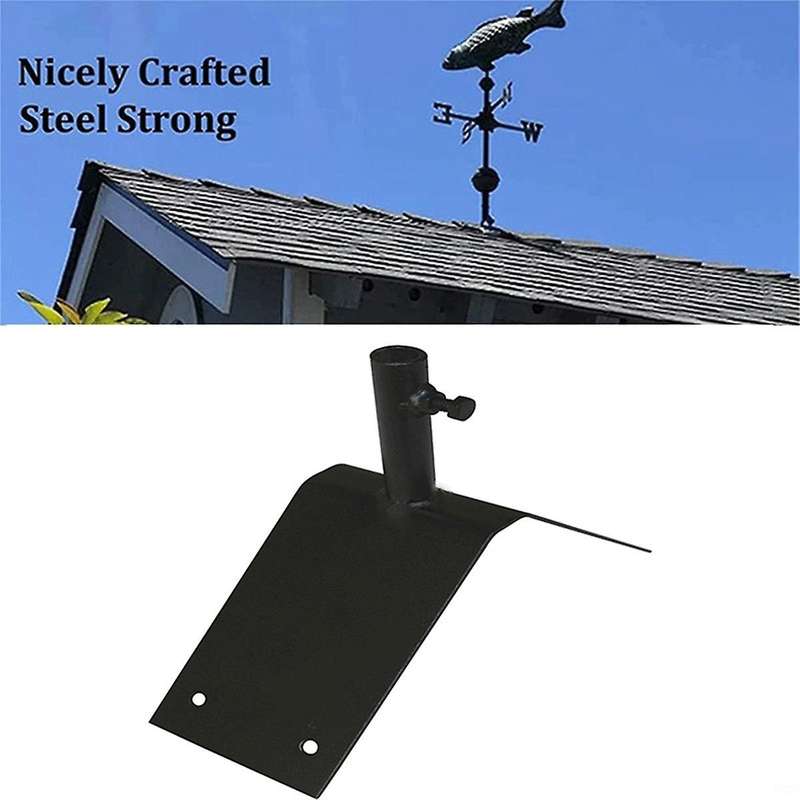 2pcs Heavy-duty Weathervane Roof Bracket Weathervane Mounting Plate Weather Station Roof Installer I