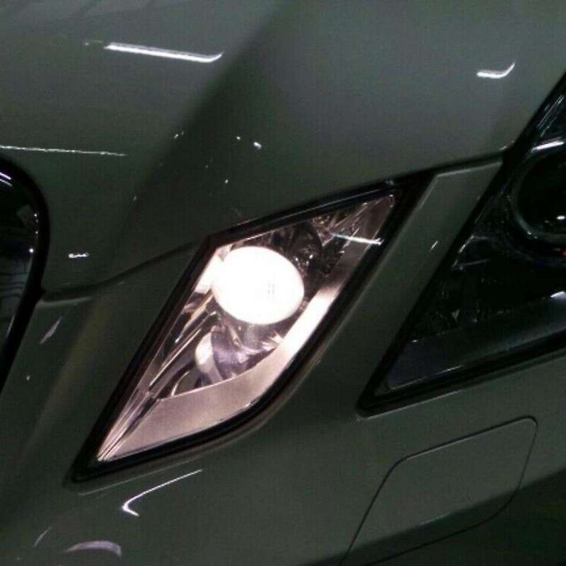 2Pcs HID Matching White LED Parking Position Light for E-Clase Pre- 2010-2013