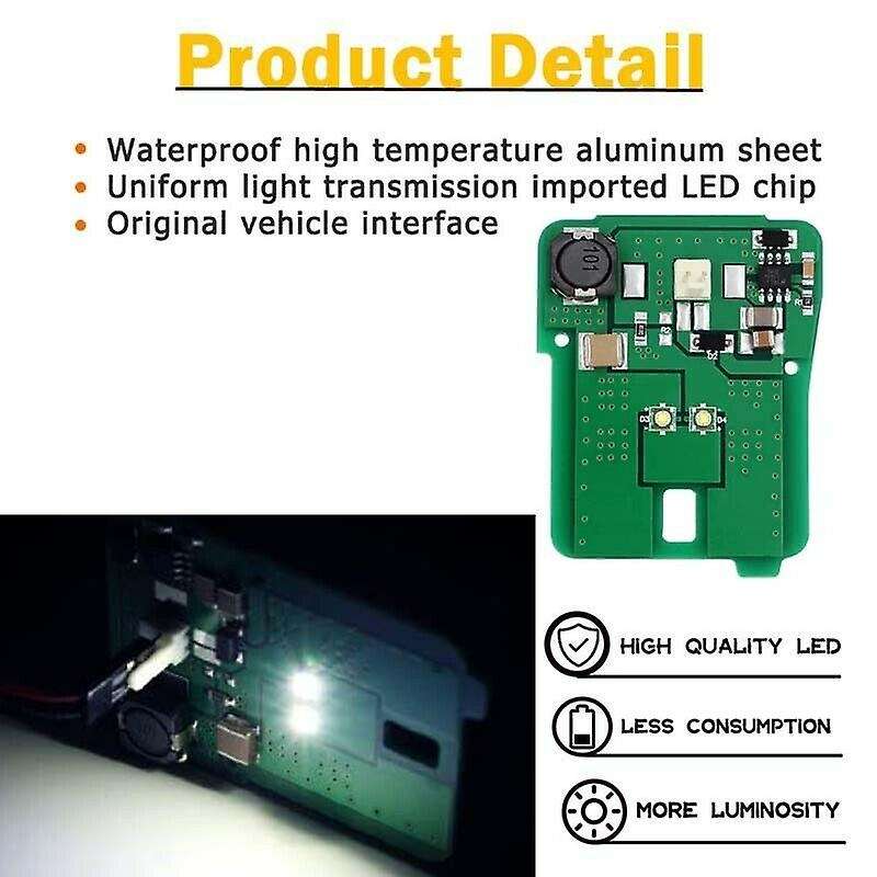 2Pcs HID Matching White LED Parking Position Light for E-Clase Pre- 2010-2013