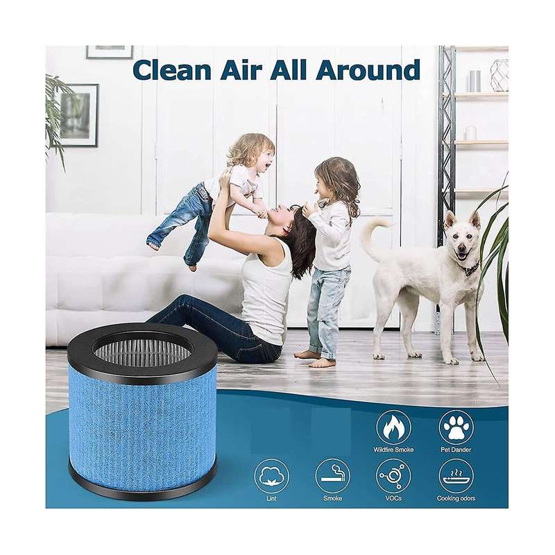 2pcs Hepa Filter Replacement for Tpap002 Air Purifier Comfy Air C1, 4-in-1 H13 True Hepa Air Purifi