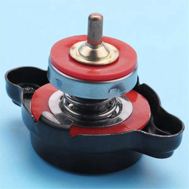 2pcs High Pressure Radiator Cap with Temperature Gauge 1.8 Bar Radiator Cap 25.6Psi for