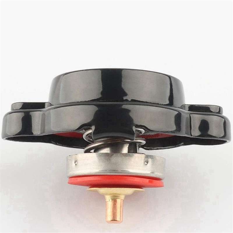 2pcs High Pressure Radiator Cap with Temperature Gauge 1.8 Bar Radiator Cap 25.6Psi for